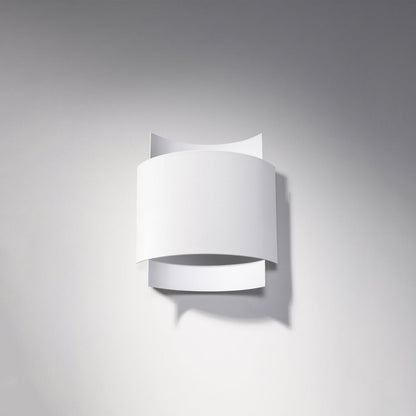 Applique Double Arc Métal Blanc
