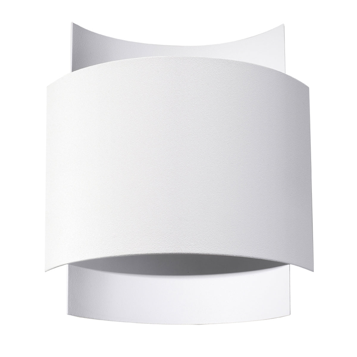 Applique Double Arc Métal Blanc