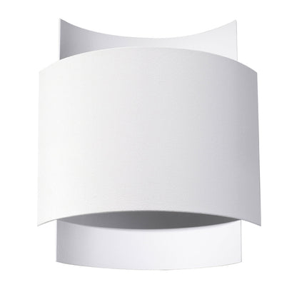 Applique Double Arc Métal Blanc
