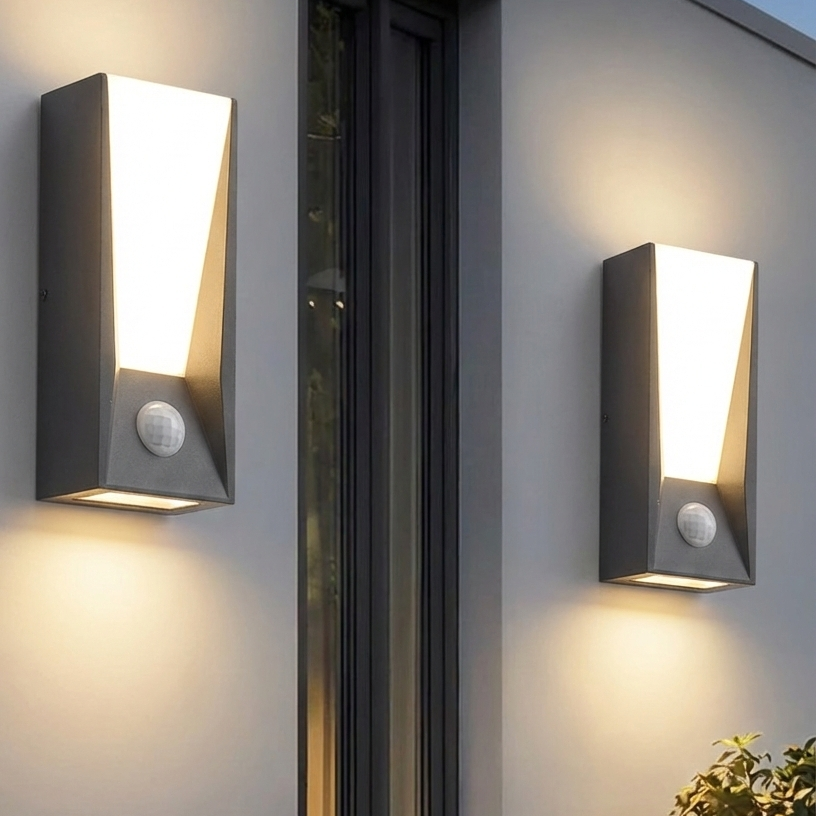 Applique Extérieure LED Détecteur Anthracite