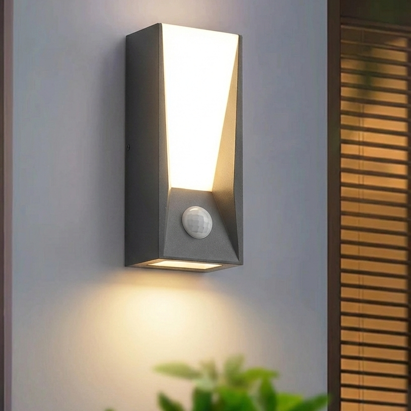 Applique Extérieure LED Détecteur Anthracite