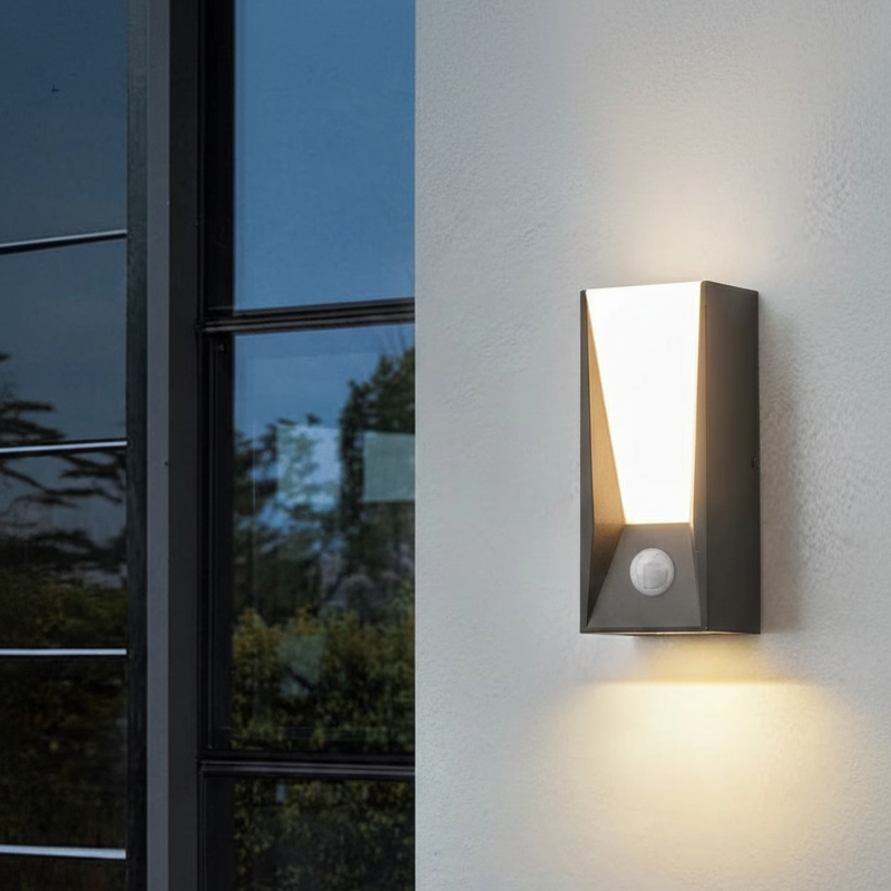 Applique Extérieure LED Détecteur Anthracite