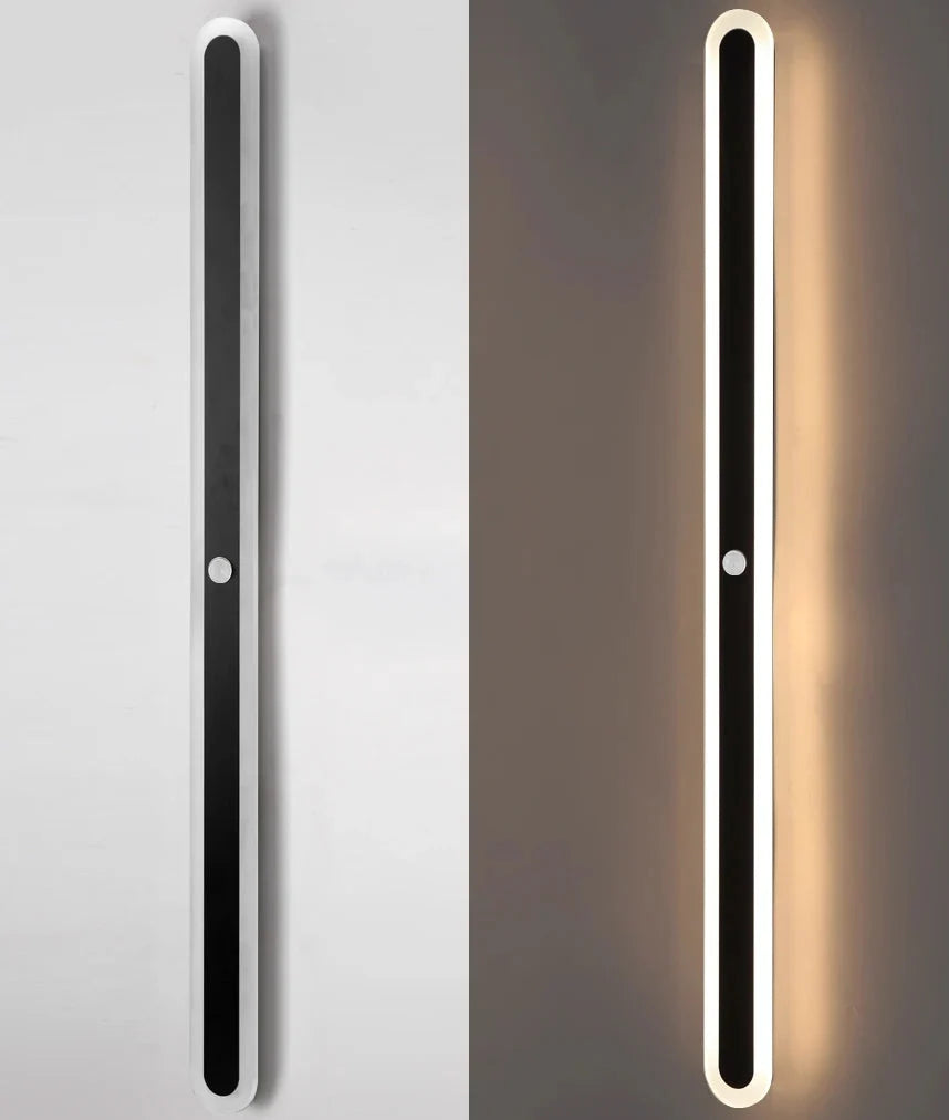 Applique Extérieure LED Linéaire à Détecteur Alu