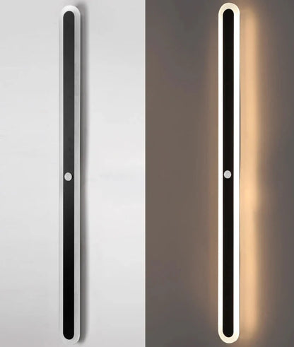 Applique Extérieure LED Linéaire à Détecteur Alu