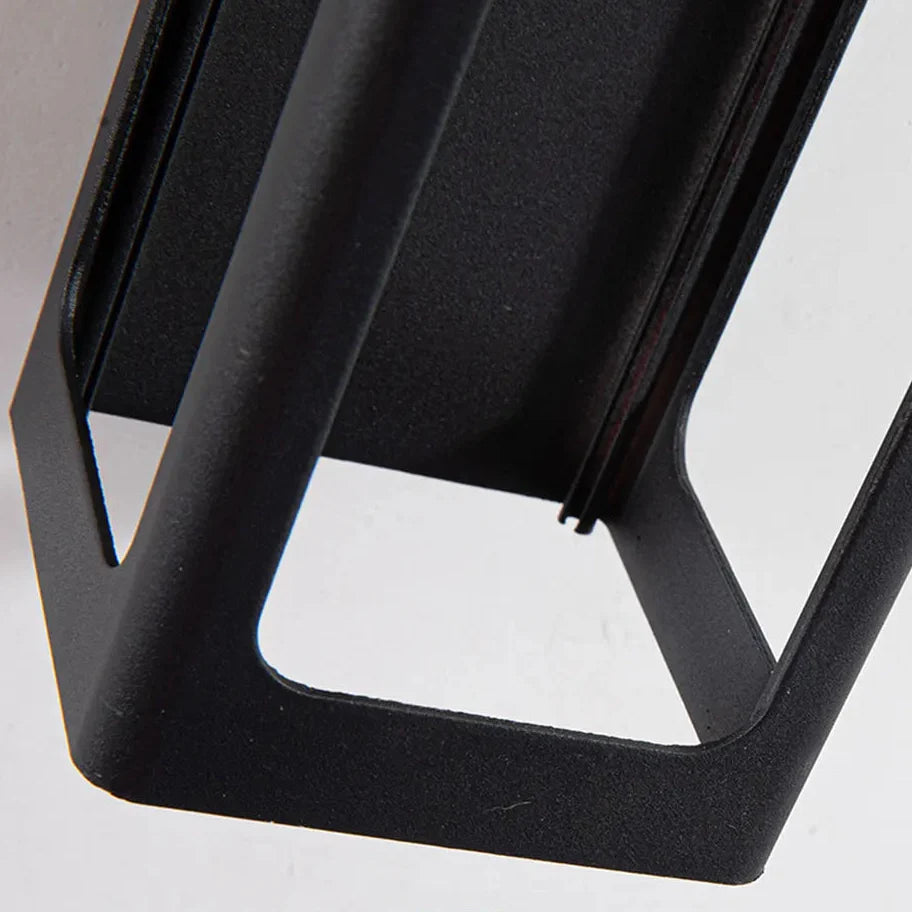 Applique Extérieure LED Alu Noire Haut/Bas