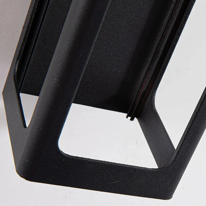 Applique Extérieure LED Alu Noire Haut/Bas