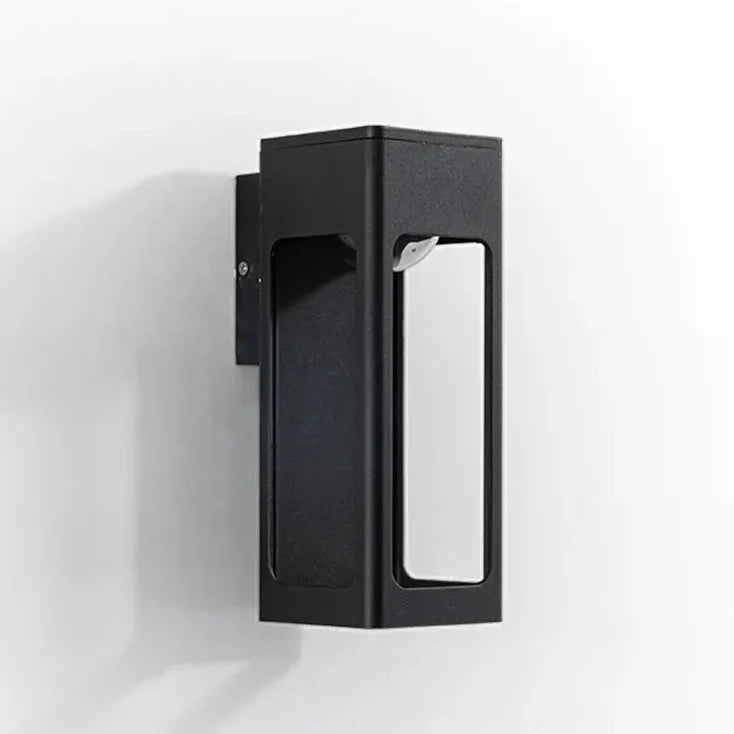 Applique Extérieure LED Alu Noire Haut/Bas