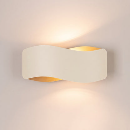 Applique Flux 30 Vague Acier Beige