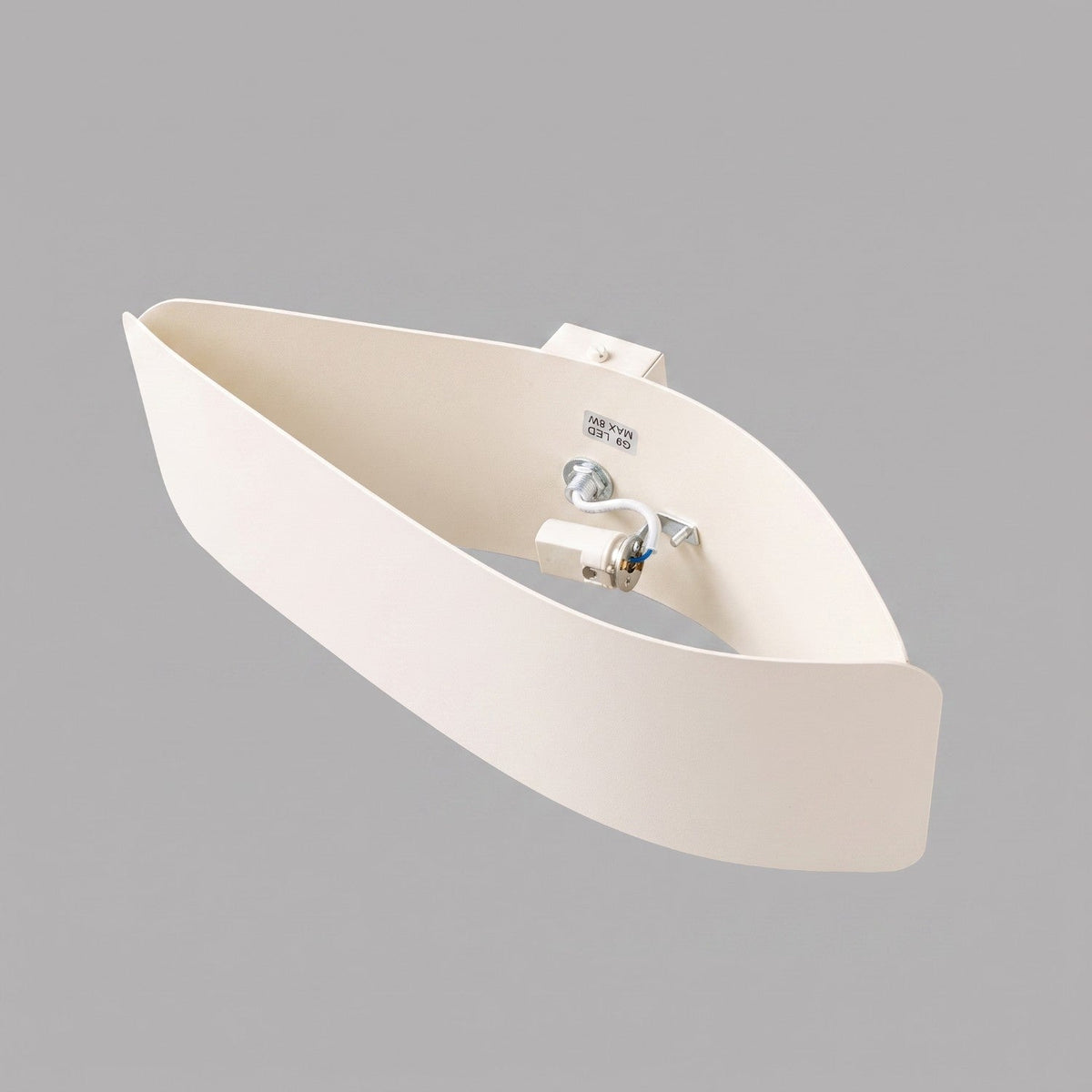 Applique Flux 30 Vague Acier Beige