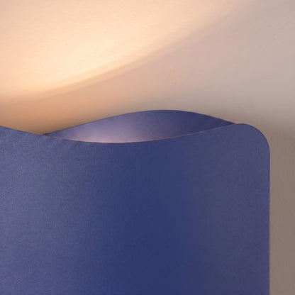 Applique Flux 30 Vague Acier Bleu Outremer