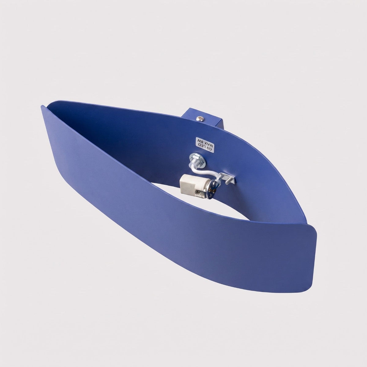 Applique Flux 30 Vague Acier Bleu Outremer