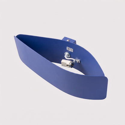 Applique Flux 30 Vague Acier Bleu Outremer