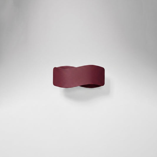 Applique Flux 30 Vague Acier Bordeaux