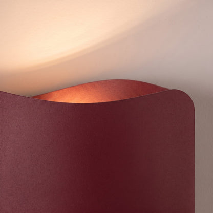 Applique Flux 30 Vague Acier Bordeaux