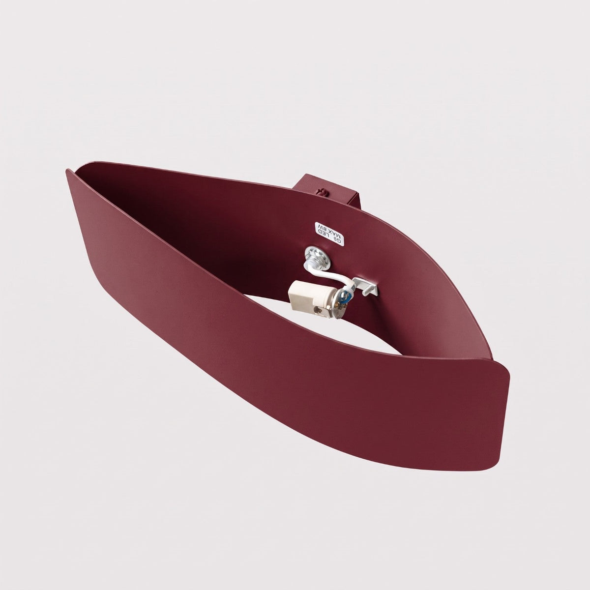 Applique Flux 30 Vague Acier Bordeaux