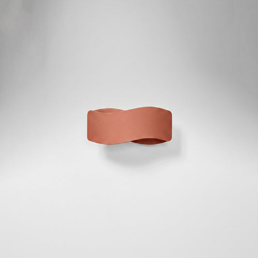 Applique Flux 30 Vague Acier Ocre Rouge