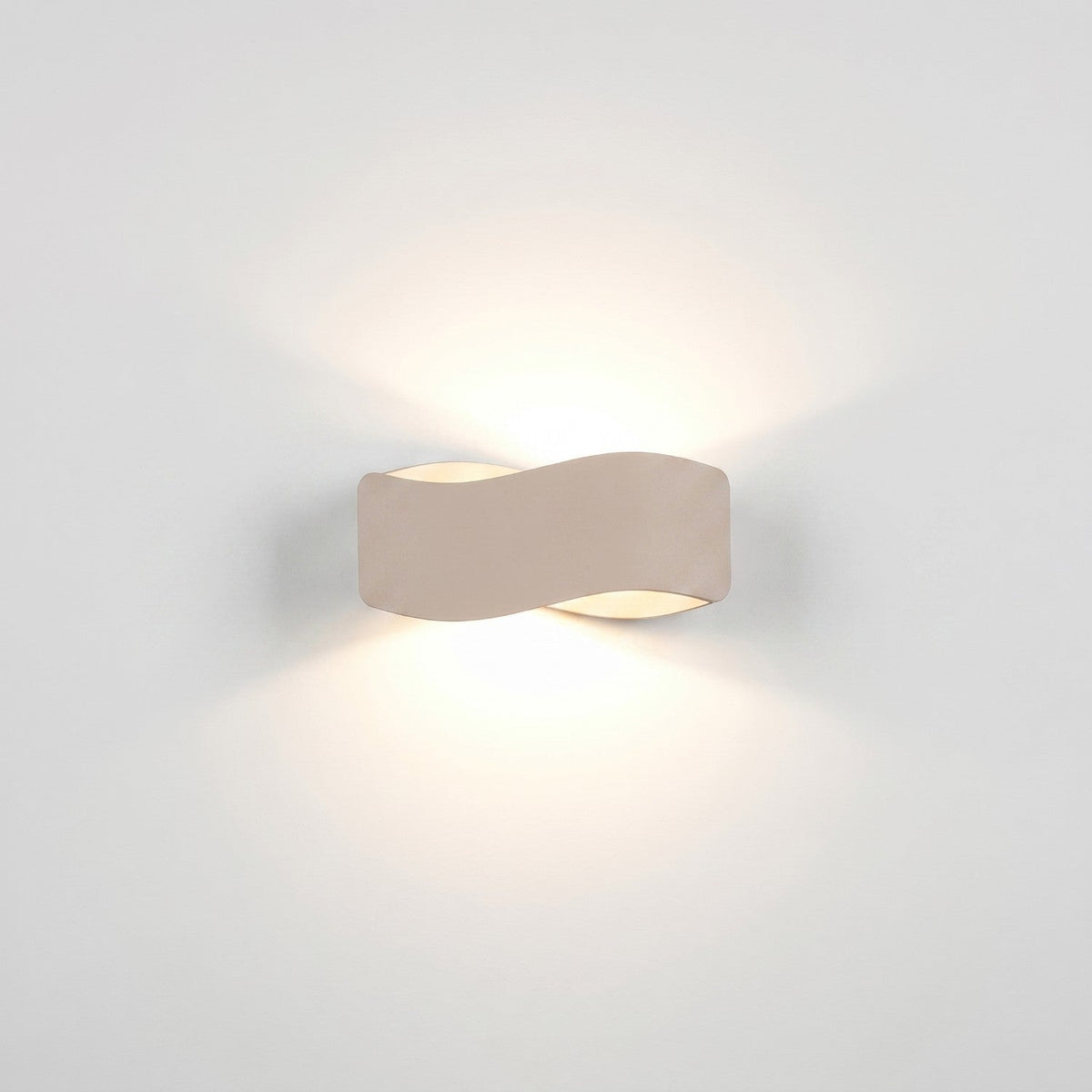 Applique Flux 30 Vague Acier Taupe
