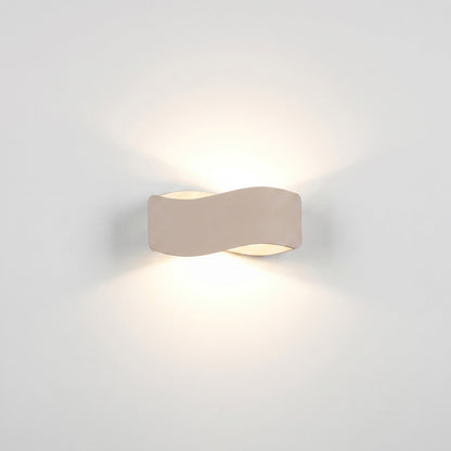 Applique Flux 30 Vague Acier Taupe