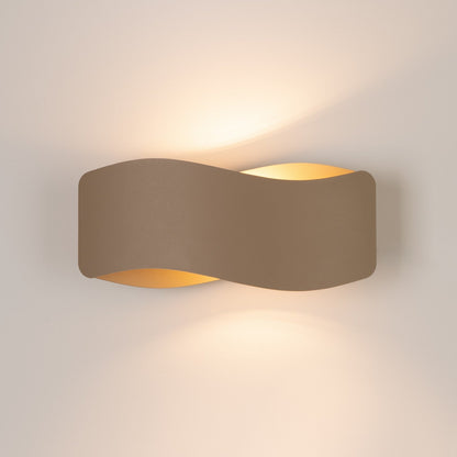 Applique Flux 30 Vague Acier Taupe