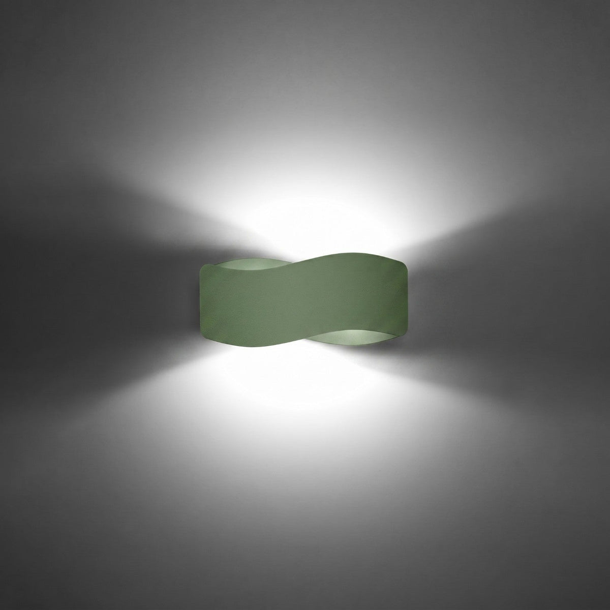 Applique Flux 30 Vague Acier Vert Olive