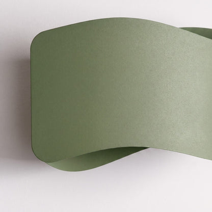 Applique Flux 30 Vague Acier Vert Olive