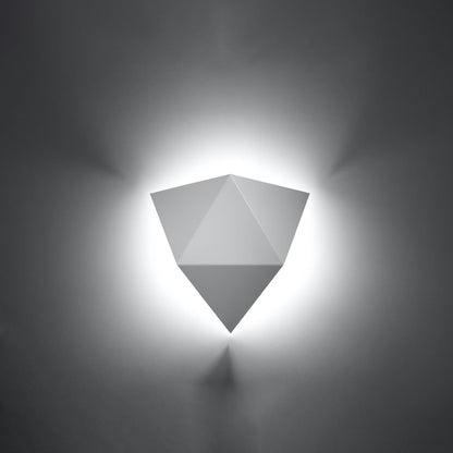 Applique Géométrique Triangle Blanche