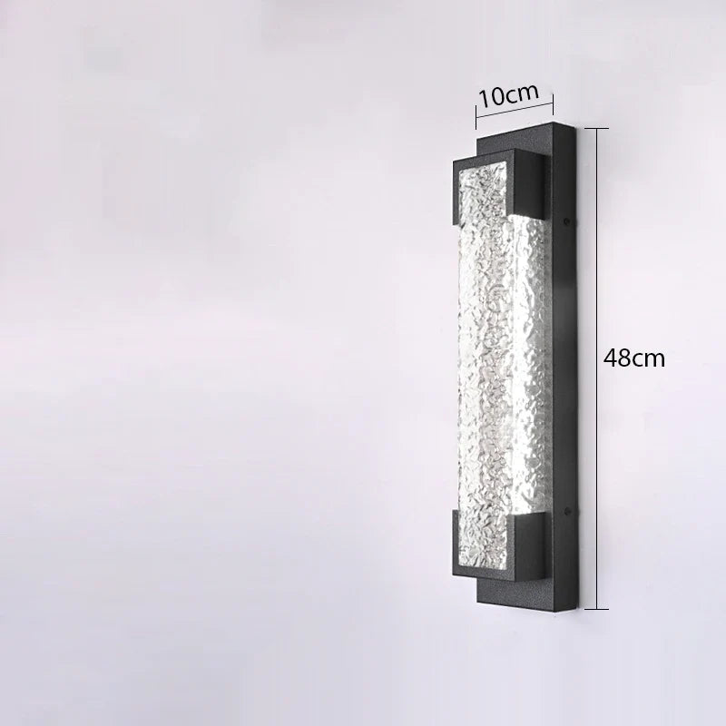 Applique LED Cascade Acier