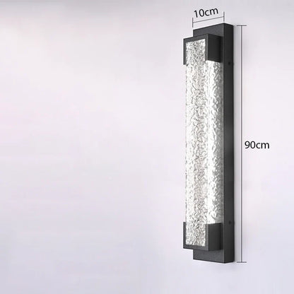 Applique LED Cascade Acier