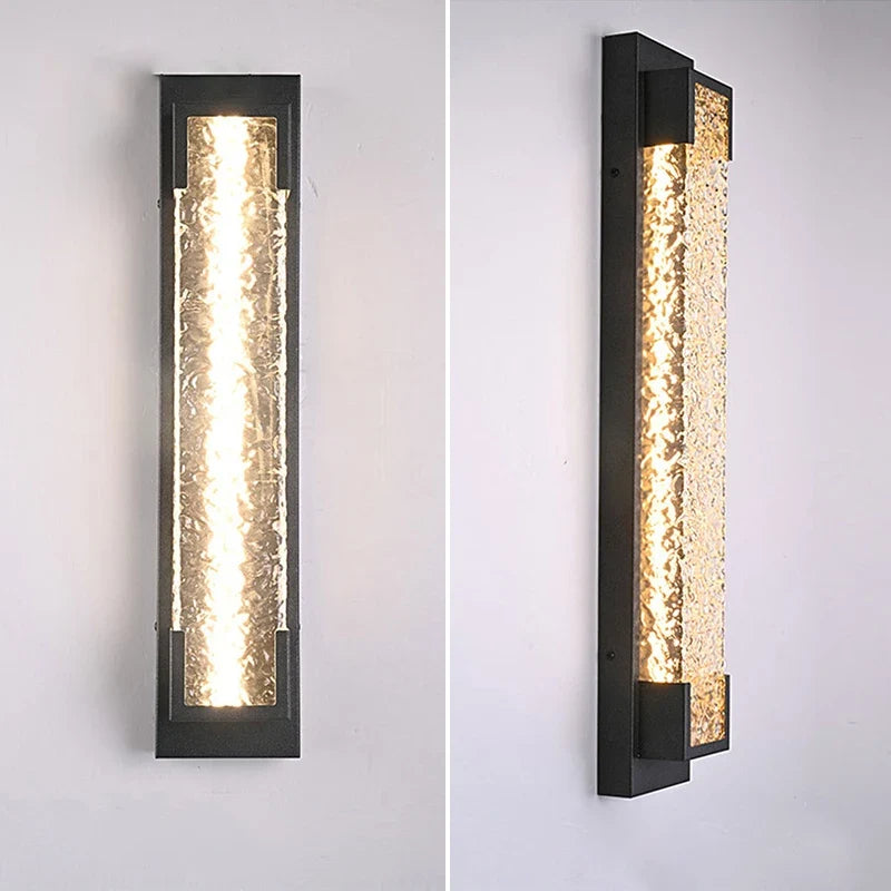 Applique LED Cascade Acier