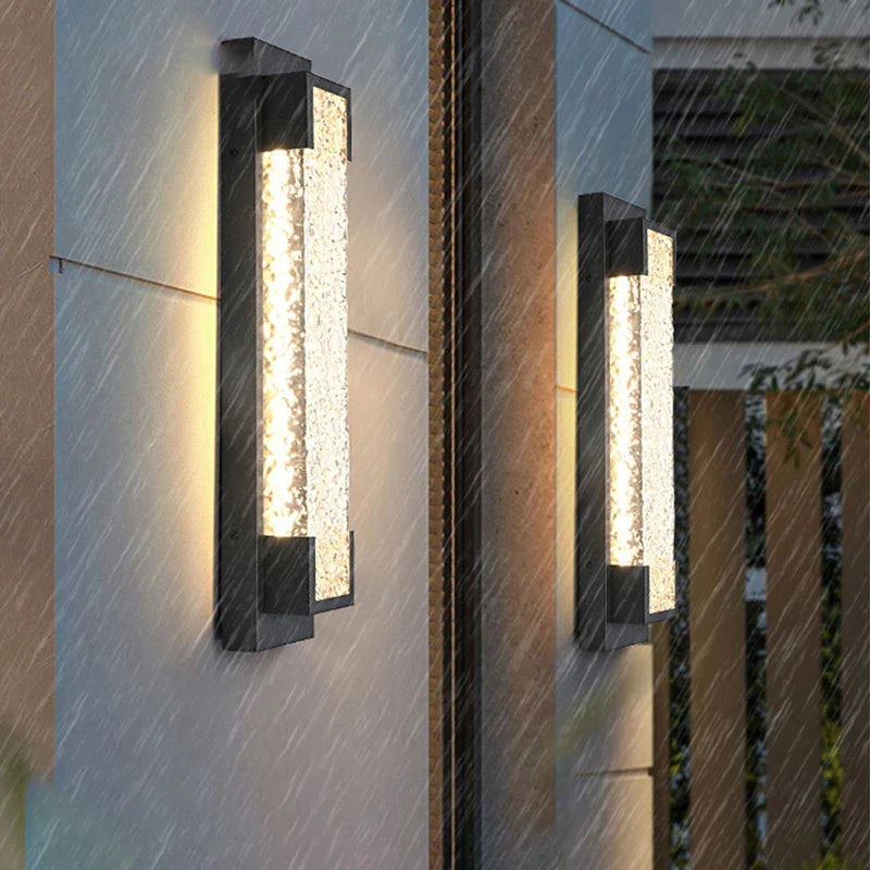 Applique LED Cascade Acier