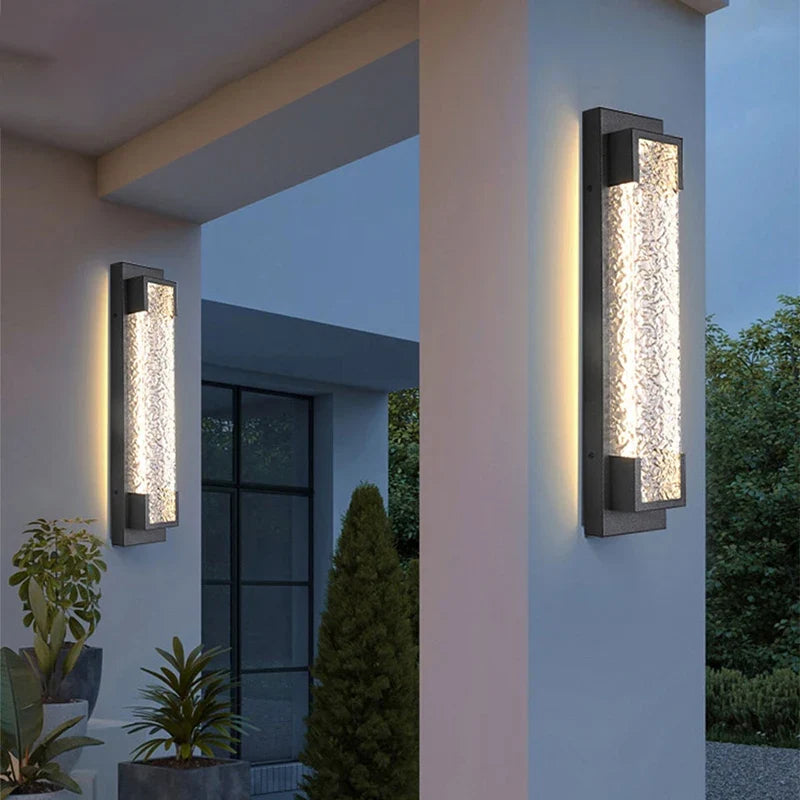 Applique LED Cascade Acier