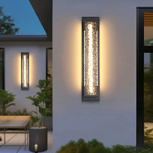 Applique LED Cascade Acier