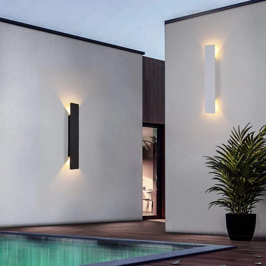 Applique LED Extérieure Rectangle