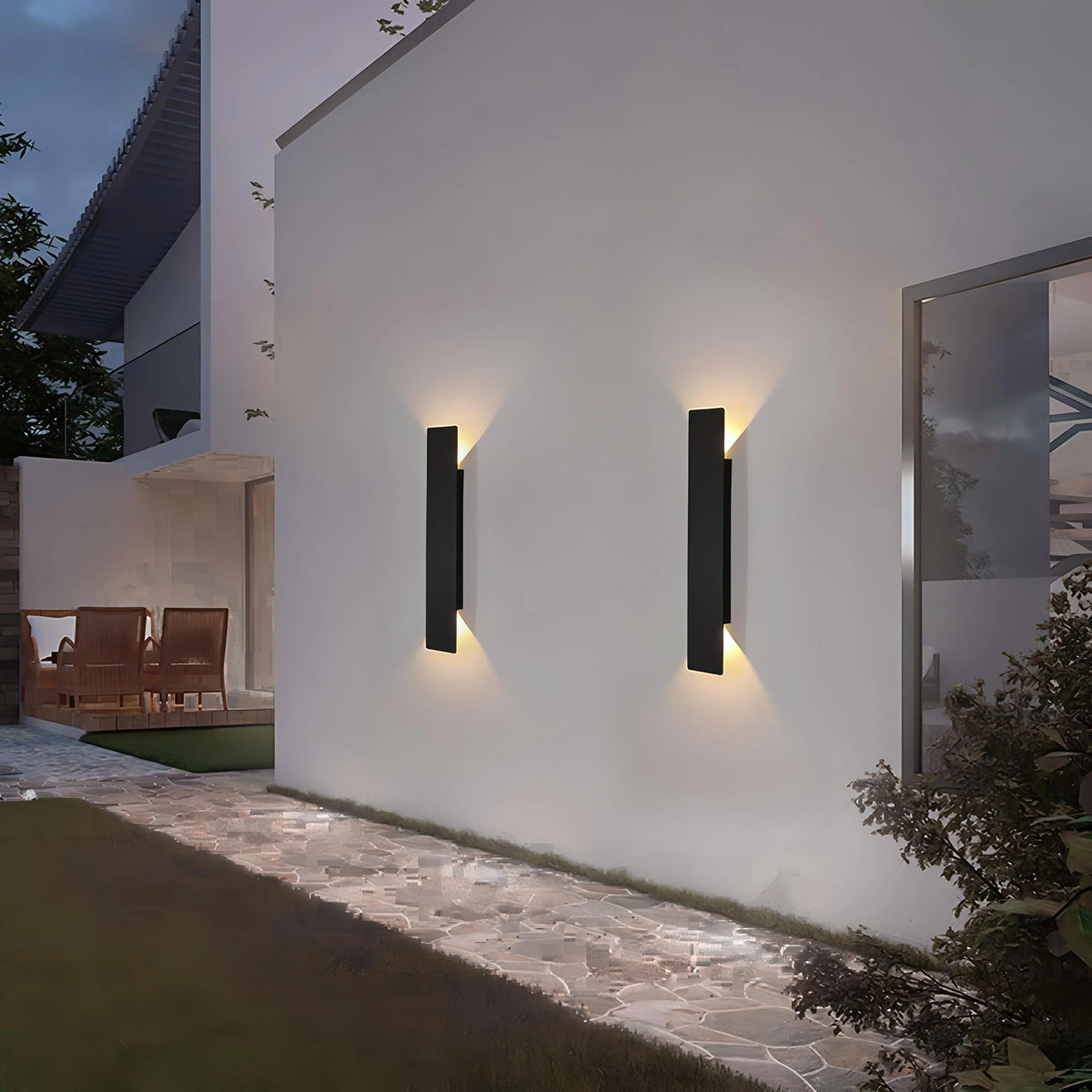 Applique LED Extérieure Rectangle