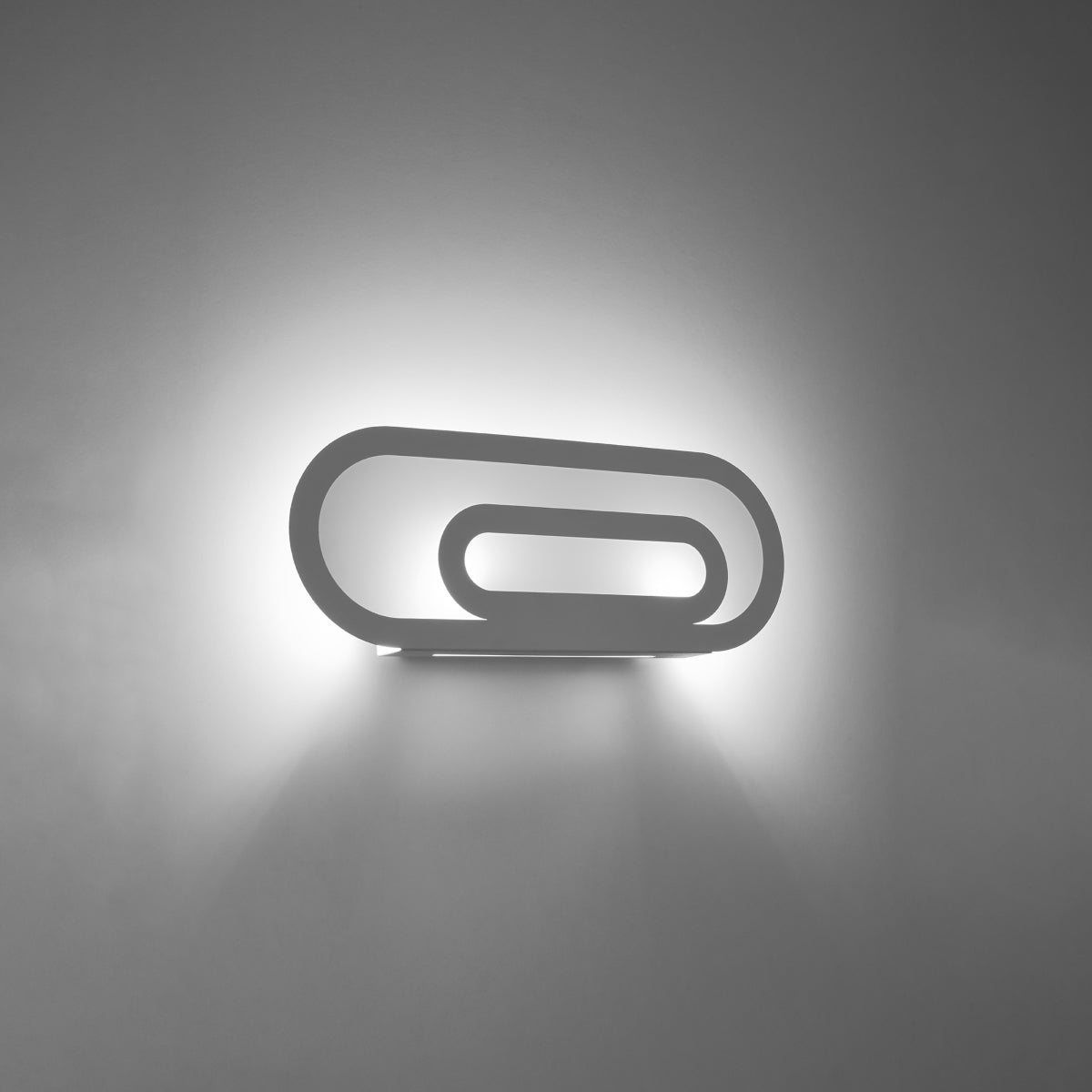 Applique Ligne Pure Acier Blanc