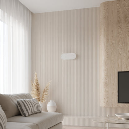 Applique Ligne Pure Acier Blanc