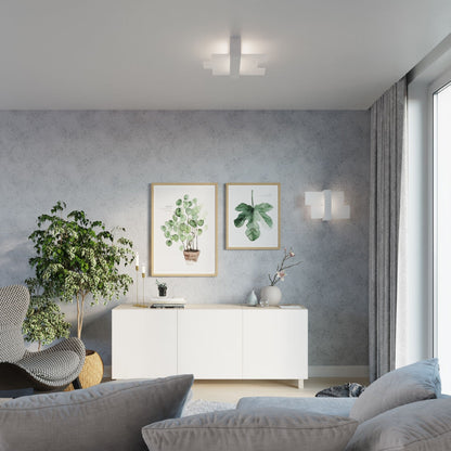 Applique Panneaux Horizontal Blanche