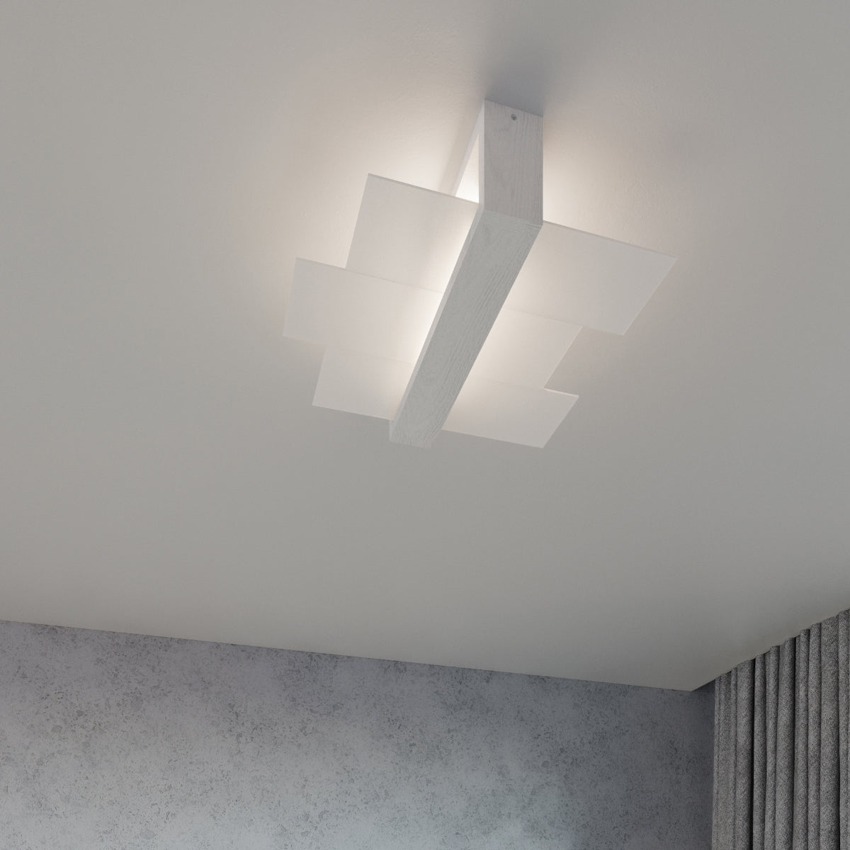 Applique Panneaux Horizontal Blanche