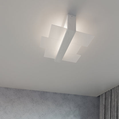 Applique Panneaux Horizontal Blanche