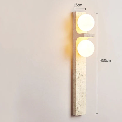 Applique Pierre Bande Verticale LED