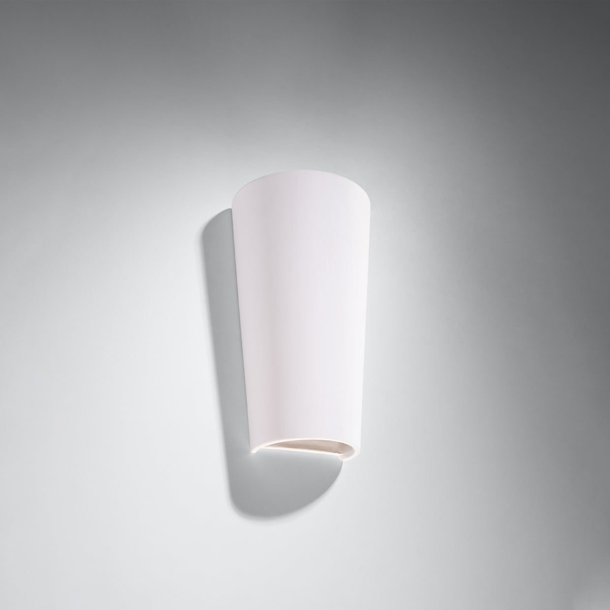 Applique Pot Céramique Blanche Haut/Bas