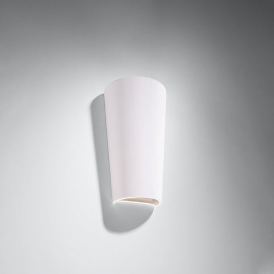 Applique Pot Céramique Blanche Haut/Bas