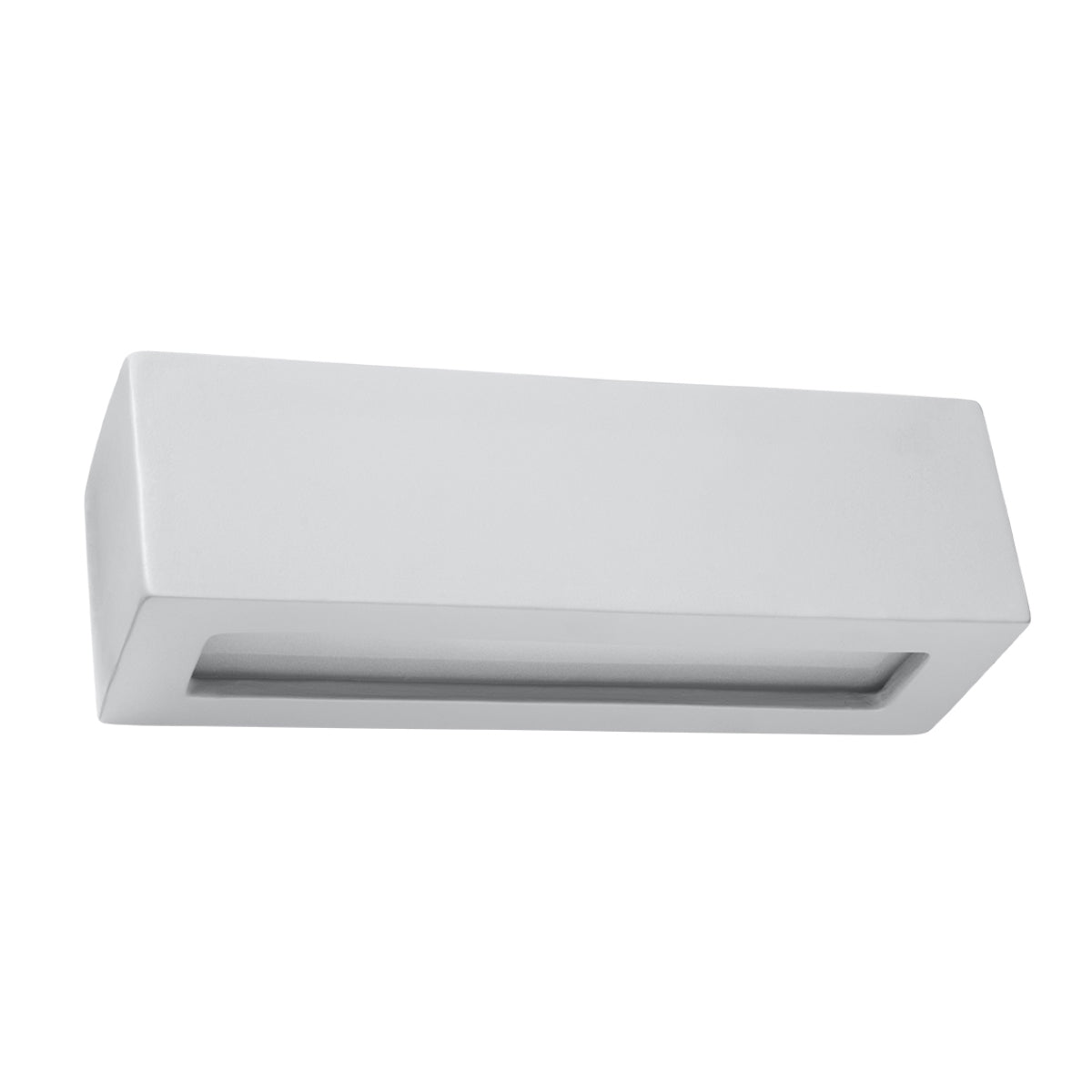 Applique Rectangulaire Céramique Grise Haut/Bas