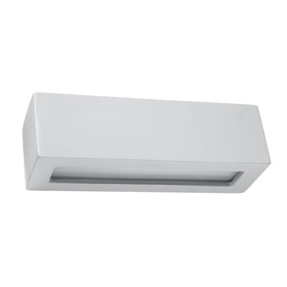 Applique Rectangulaire Céramique Grise Haut/Bas