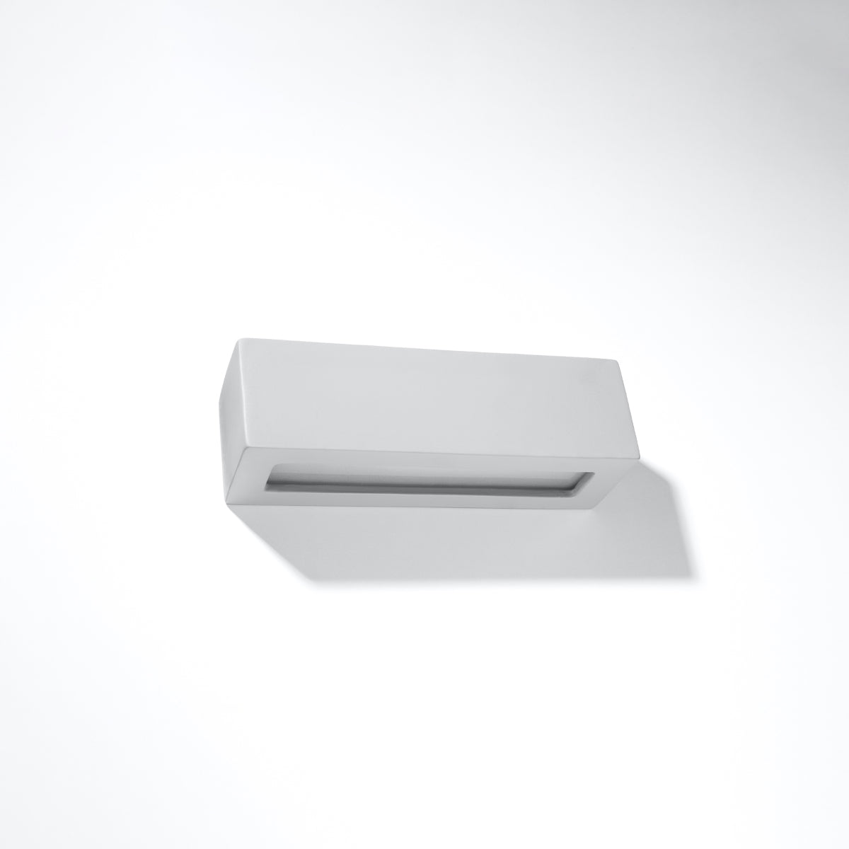 Applique Rectangulaire Céramique Grise Haut/Bas