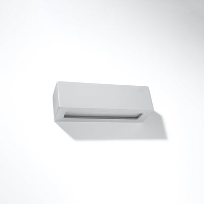 Applique Rectangulaire Céramique Grise Haut/Bas