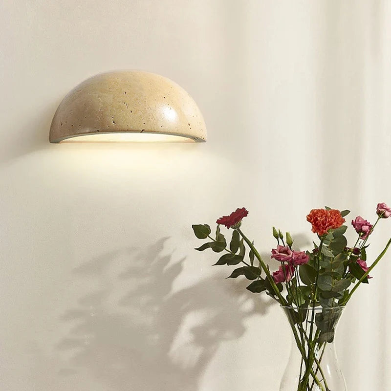 Applique Semi-Circulaire en Marbre LED