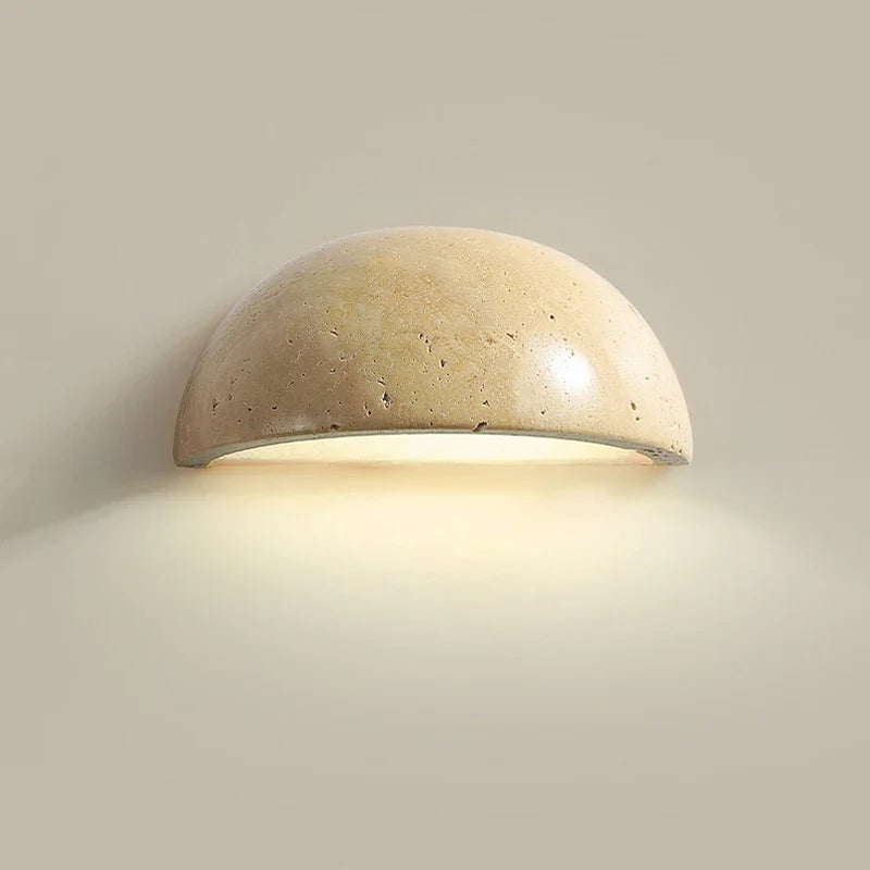 Applique Semi-Circulaire en Marbre LED