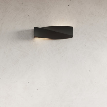 Applique Sigma Céramique Noire Torsadée