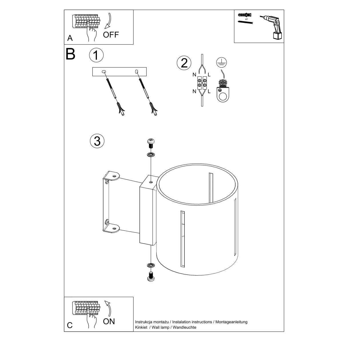 Applique Tasse Nordique Grise
